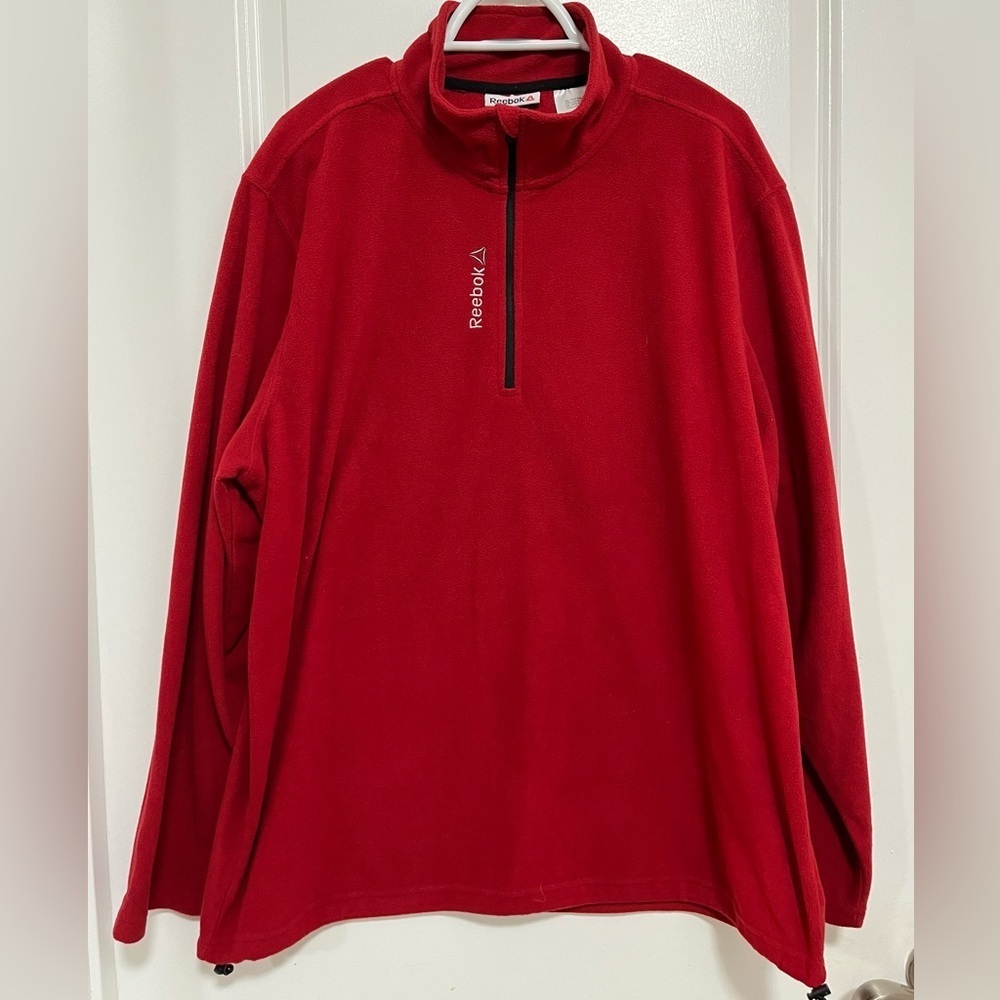 Reebok Men's Bold Red Performance Jacket - Picture 3 of 10